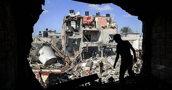 फलस्तीन का दावा: गाजा के स्कूलों पर इसराइल ने फिर हमला किया, कई लोग मरे